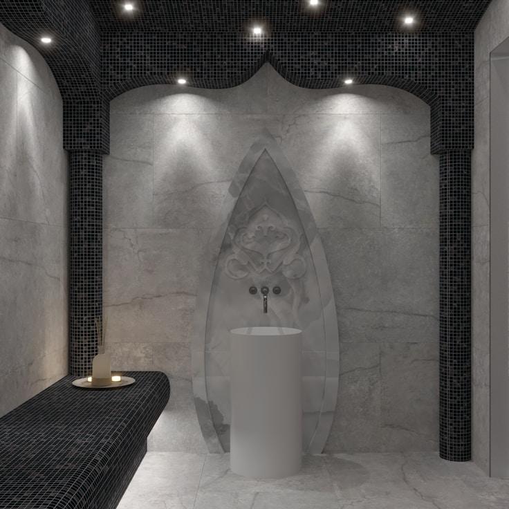 Opulent bathroom makeover